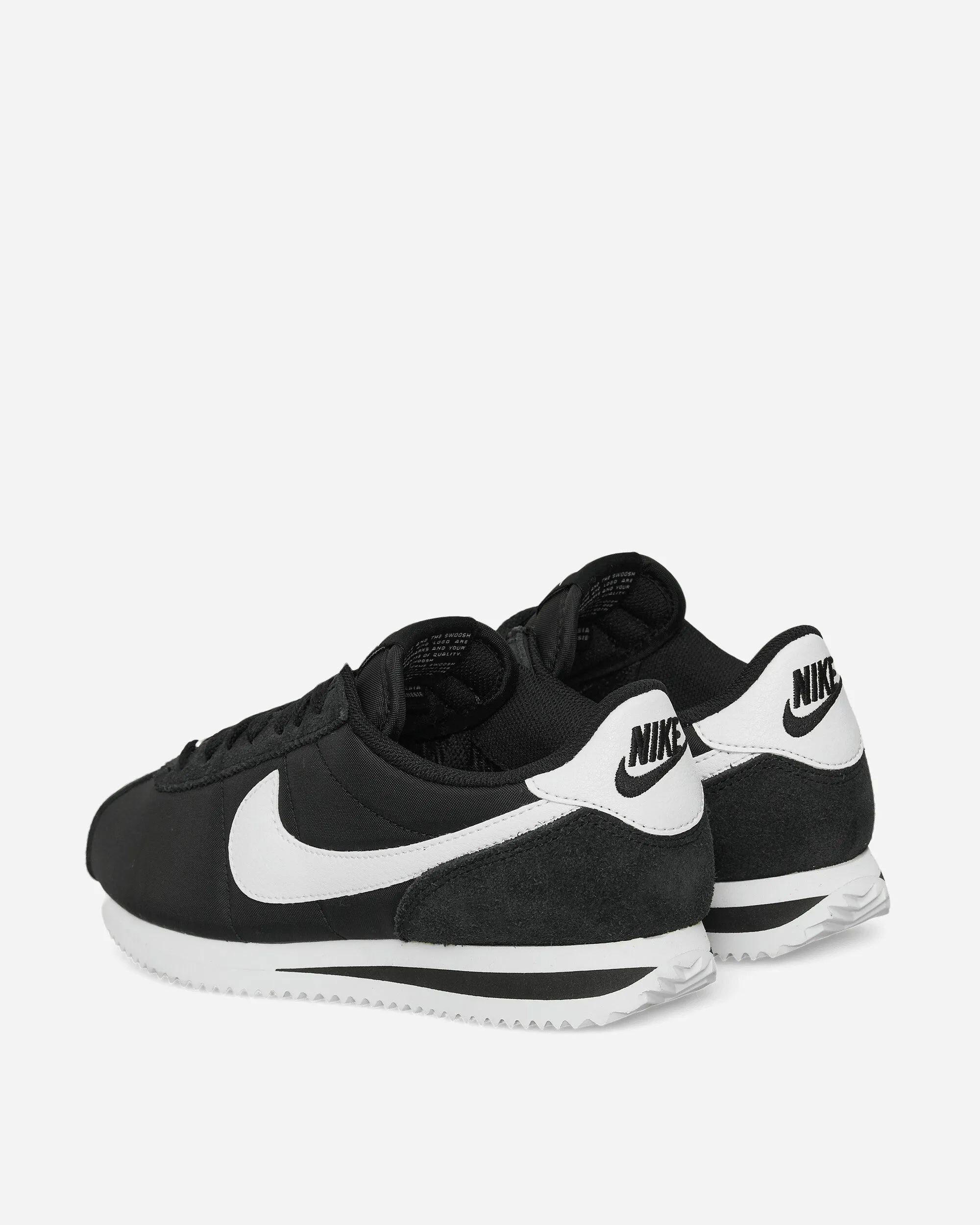 Women's Cortez Textile Sneakers Black / White