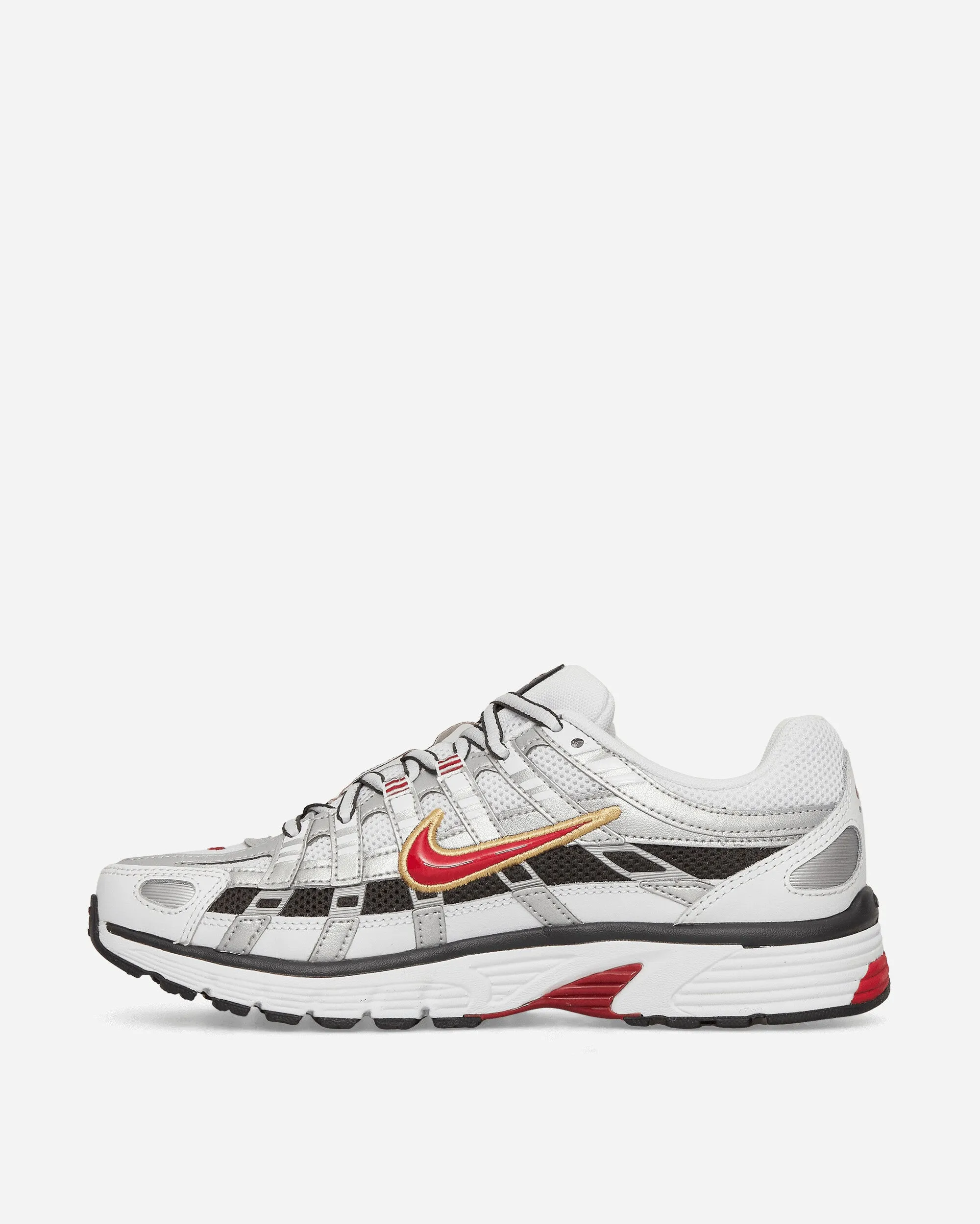 Women's P-6000 Sneakers White / Metallic Platinum / Varsity Red