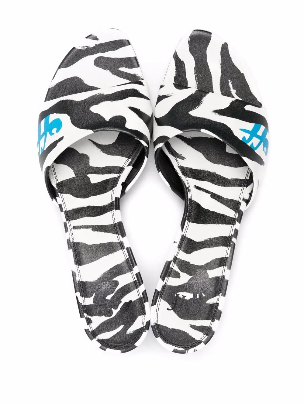 ZEBRA PRINTED ALLEN POINTED MULES